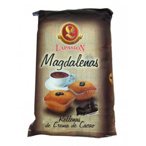MAGDALENAS RELLENAS DE CHOCOLATE LAPASION