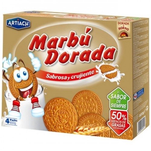 GALLETAS MARBU MARIA DORADA