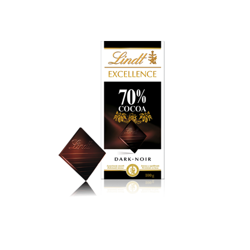 CHOCOLATE NEGRO 70% CACAO LINDT